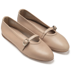 NATALIE - ALMOND LEATHER