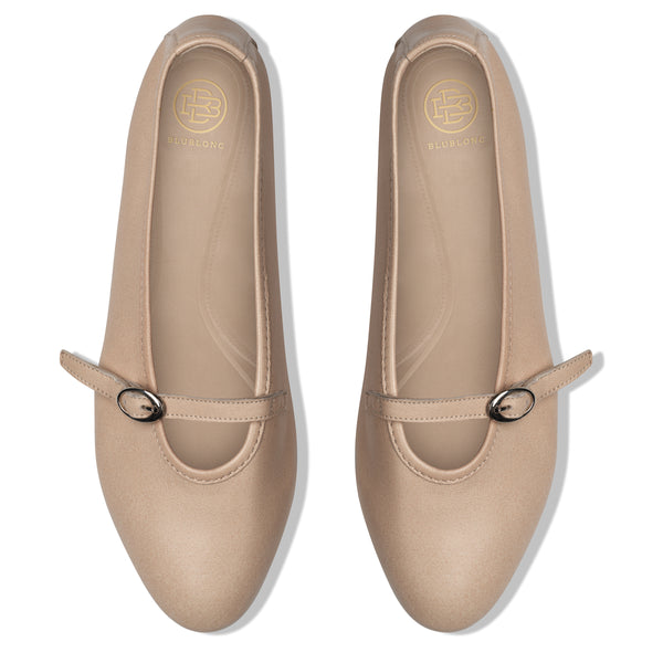 NATALIE - ALMOND LEATHER