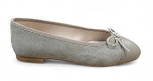 Sand Denim Ballet Flat